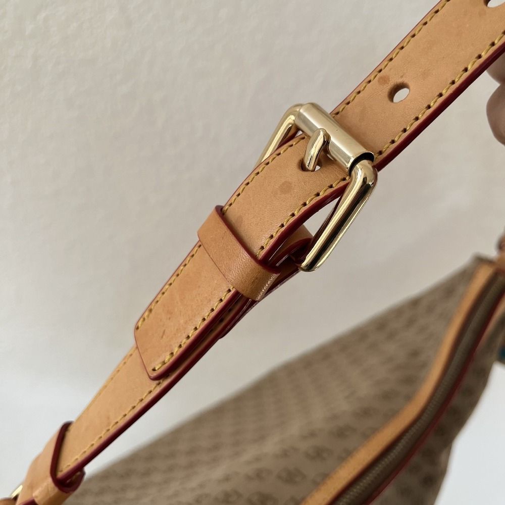 Vintage Dooney & Bourke Womens Monogram Canvas Handbag Purse *READ* - Picture 12 of 16